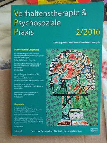Verhaltenstherapie - , &