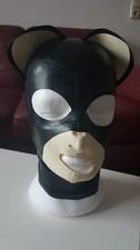 Latex Katzen Maske, Größe M