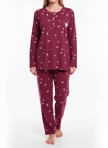 Winter jersey damen pyjama - winter,