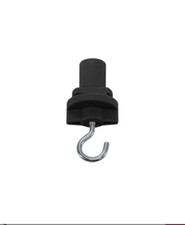 HAKEN * 5 Stück * für S-TRACK Hochvolt 3Phasen-Aufbauschiene, schwarz