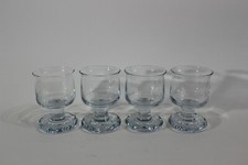 4x Holmegaard Globetrotter Grog-Gläser Design Michael Bang Grogglas Denmark 70s