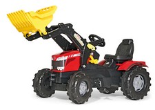 Rolly Toys Massey Ferguson 7726 Trettraktor, ab 3 Jahre, Flüsterlaufreifen