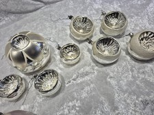 10x alte Christbaumkugeln