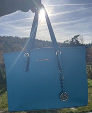 Michael Kors Jet Set Handtasche - Blau (Original)