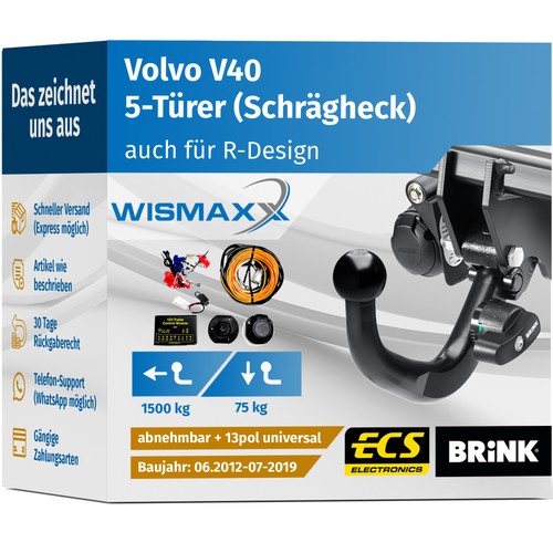 Anhängerkupplung für volvo - für,