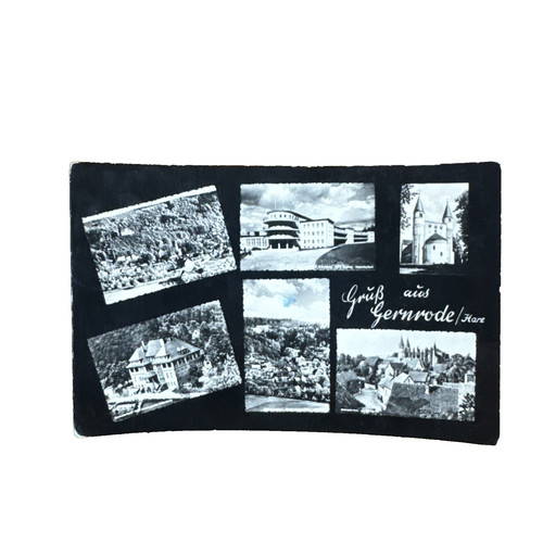 Postkarte gernrode harz - postkarte,