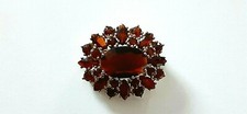 GRANAT / GOLD  BROSCHE ° 333