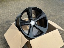 4X 19 Zoll 128 Style Felgen 5X120 Concave Schwarz passend für BMW E34 E39...