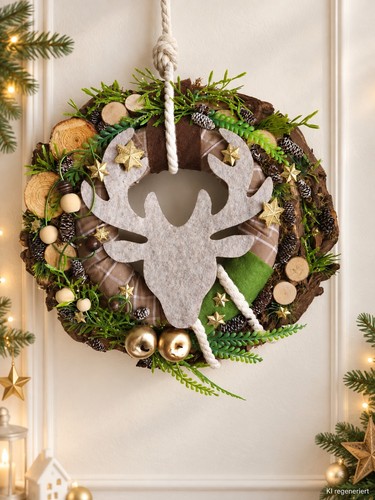 Türkranz weihnachtskranz - türkranz,