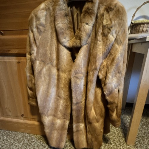 Damen pelzmantel braun - damen,