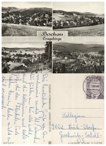 Bockau erzgebirge aue 1984 - bockau,