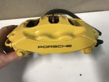 Bremssattel links hinten Festsattel Orginal gelb Lackiert Keramikbremse PORSCHE