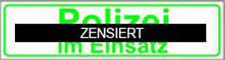 Magnetschild "Polizei im