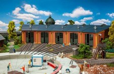 Faller 120281 Spur H0 - 3 ständiger Ringlokschuppen mit 12° - Teilung  NEU OVP