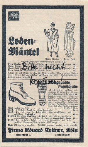 Köln werbung 1936 firma - kÖln,,
