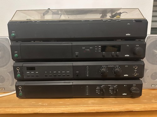 Braun atelier stereoanlage - braun,