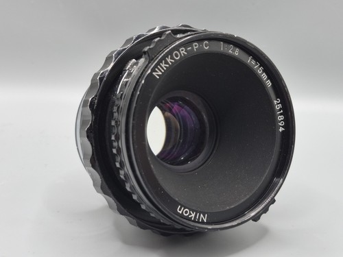 Nikkor 75mm 8 objektiv - f2.8,
