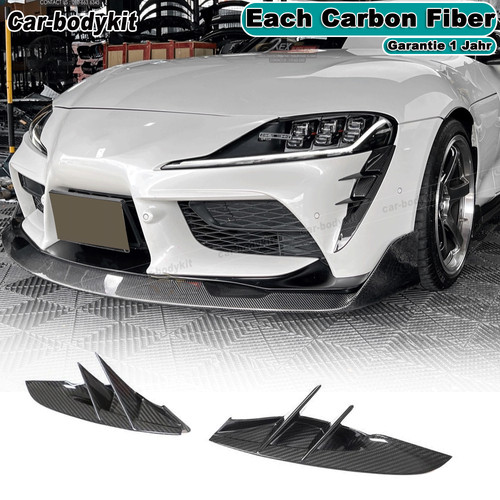 Dry carbon front flossen flaps - front,