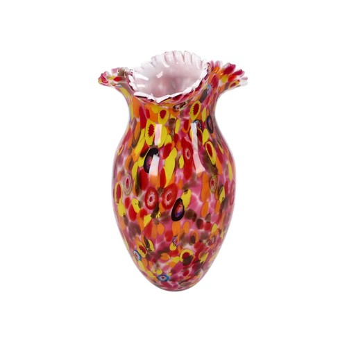 Buntes glasvase murano stil - glasvase,