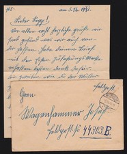 Mattighofen, Österreich.FP.-Brief Text vom 5.12.1943 an 391. Division in Witebsk