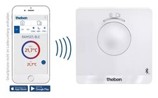 Theben Digital-Uhrenthermostat RAMSES 812 BLE 230V IP20 weiß Uhrenthermostate