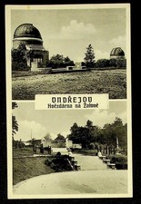 Ondřejov bei Prag, Sternwarte, Tschechien, O-Foto-AK,gel. 1942,Böhmen & Mähren