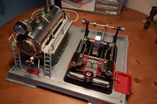 Wilesco D22el elektrisch super Zustand in OVP! Dampfmaschine