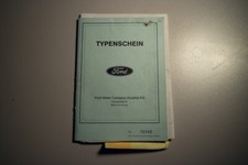 Ford Fiesta C 1,1 Typenschein