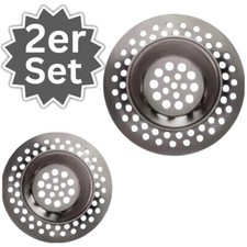 2x Abflusssieb Abfluss Sieb