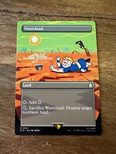 Wasteland / Einöde - Fallout: Extras - Borderless - NM -EN - MTG Magic Gathering