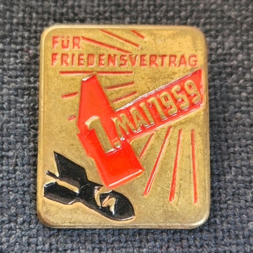 Abzeichen ddr mai - ddr:, 1959