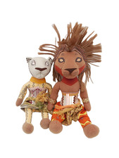 König der Löwen Simba & Nala Stofftier 30 cm Musical Disney Broadway Plüsch Lion