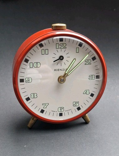 Vintage kienzle wecker orange - wecker,
