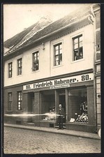 Foto-AK Egeln, Geschäft