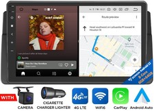Android Auto 13 6+64 9"Autoradio GPS Navigation CarPlay Wlan DSP Für BMW 3er E46