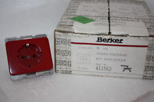 Berker Modul MB MC Steckdose 411562 in rot - NEU - 1 Stück
