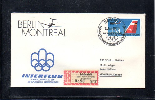 Interflug olympic flight - interflug,