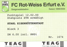 Ticket - FC Rot - Weiß Erfurt