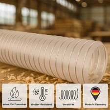 AWM Absaugschlauch | 0,4 mm | Absauganlage Spiralschlauch Flexschlauch Meterware