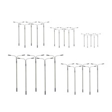 5 Miniatur-Straßenlaternen