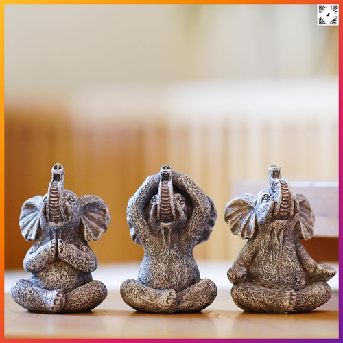 Yoga elefant gartenfiguren - elefant,