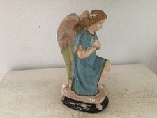 Alter Engel Gipsfigur Shabby Brocante Landhaus Vintage Heiligenfigur Hausaltar