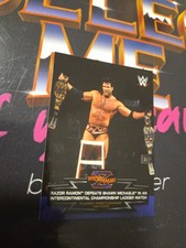 Topps WWF WWE Razor Ramon Ladder Match Wrestlemania 10 Wrestling Trading Card 