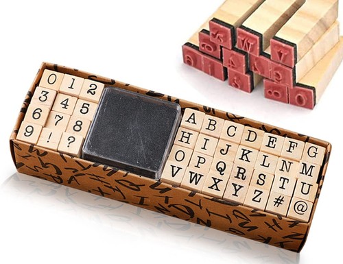 Buchstaben stempel set - stempel,