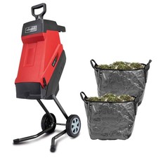 Scheppach 2IN1 Elektro Gartenhäcksler GS55 Häcksler Schredder 2400W 2 Fangsäcke