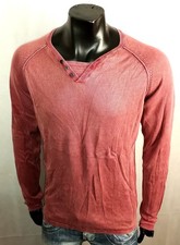 KRASSER HERREN DENIM PULLOVER STRICK LOOK HIPSTER DESIGNER KNIT SWEATER L 52