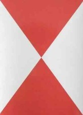 4 Stück Rautenaufkleber für