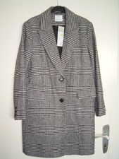 *PRIMARK*Mantel*Hahnentritt*Kariert*Gr.40*schwarz/weiß*NEU*