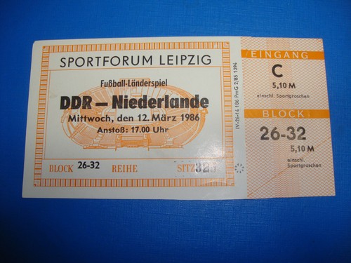 1986 ticket ddr deutschland - 1986,