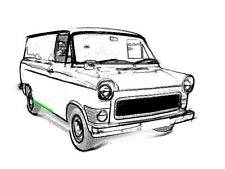 Reparaturblech - Laderaumeinstieg rechts für Ford Transit MK I und MK II